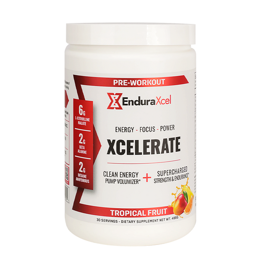 Xcelerate Pre-Workout – Tropical Fruits - 30 serv.